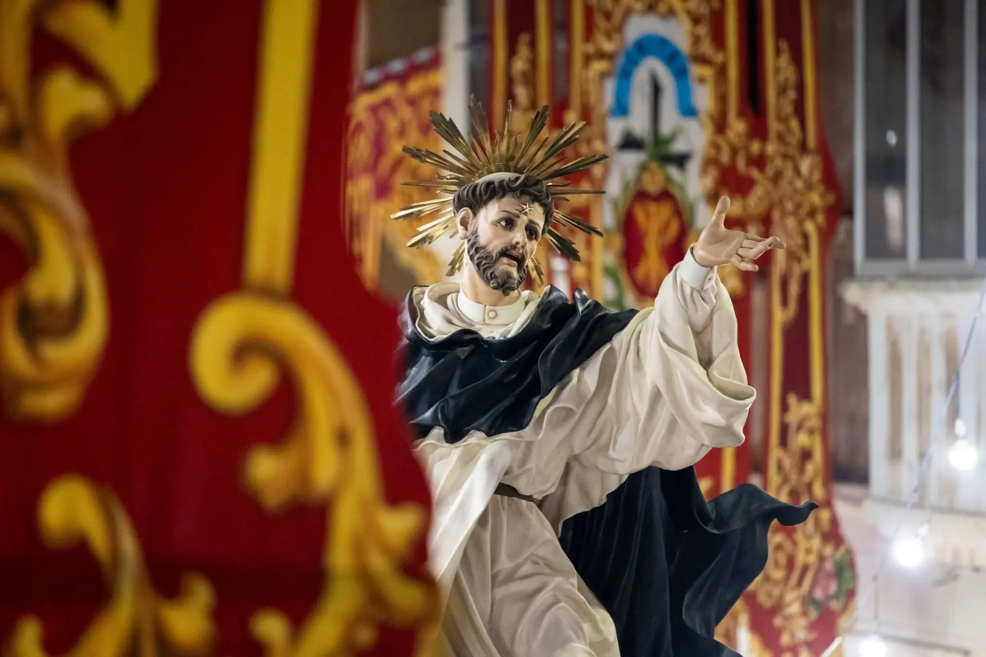 Statue of the patron saint carried during the Birgu festa